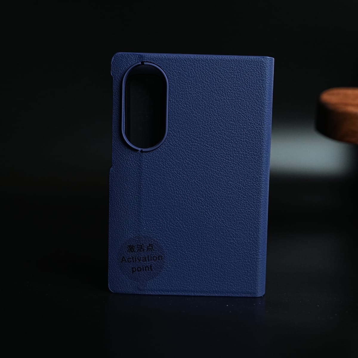 Smart View Leather Texture Flip Stand Case For Samsung Galaxy Z Fold 8