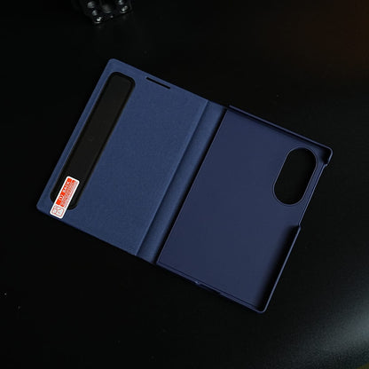 Smart View Leather Texture Flip Stand Case For Samsung Galaxy Z Fold 8