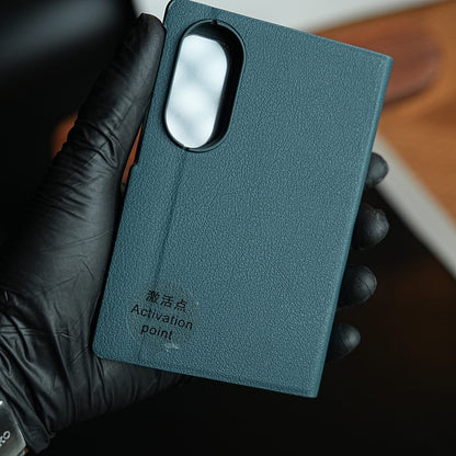 Smart View Leather Texture Flip Stand Case For Samsung Galaxy Z Fold 8