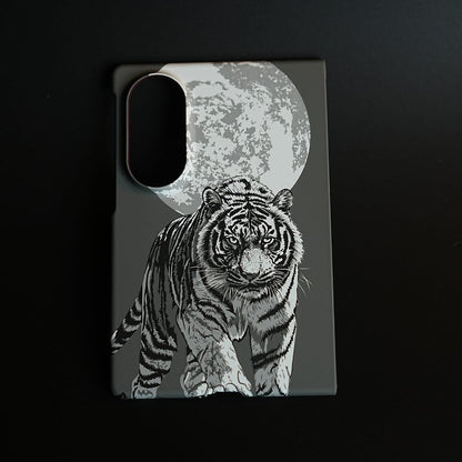 Tiger Printed Hard PC Cover for Samsung Galaxy Z Fold 8 with MagSafe | Shockproof Slim Protection
