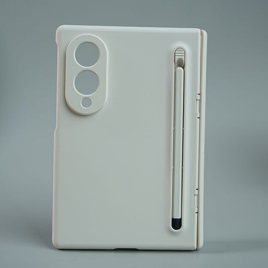 Matte Finish Case with Built-in Screen Protector For Samsung Galaxy Z Fold 8 | Full Hinge Protection & S Pen Holder