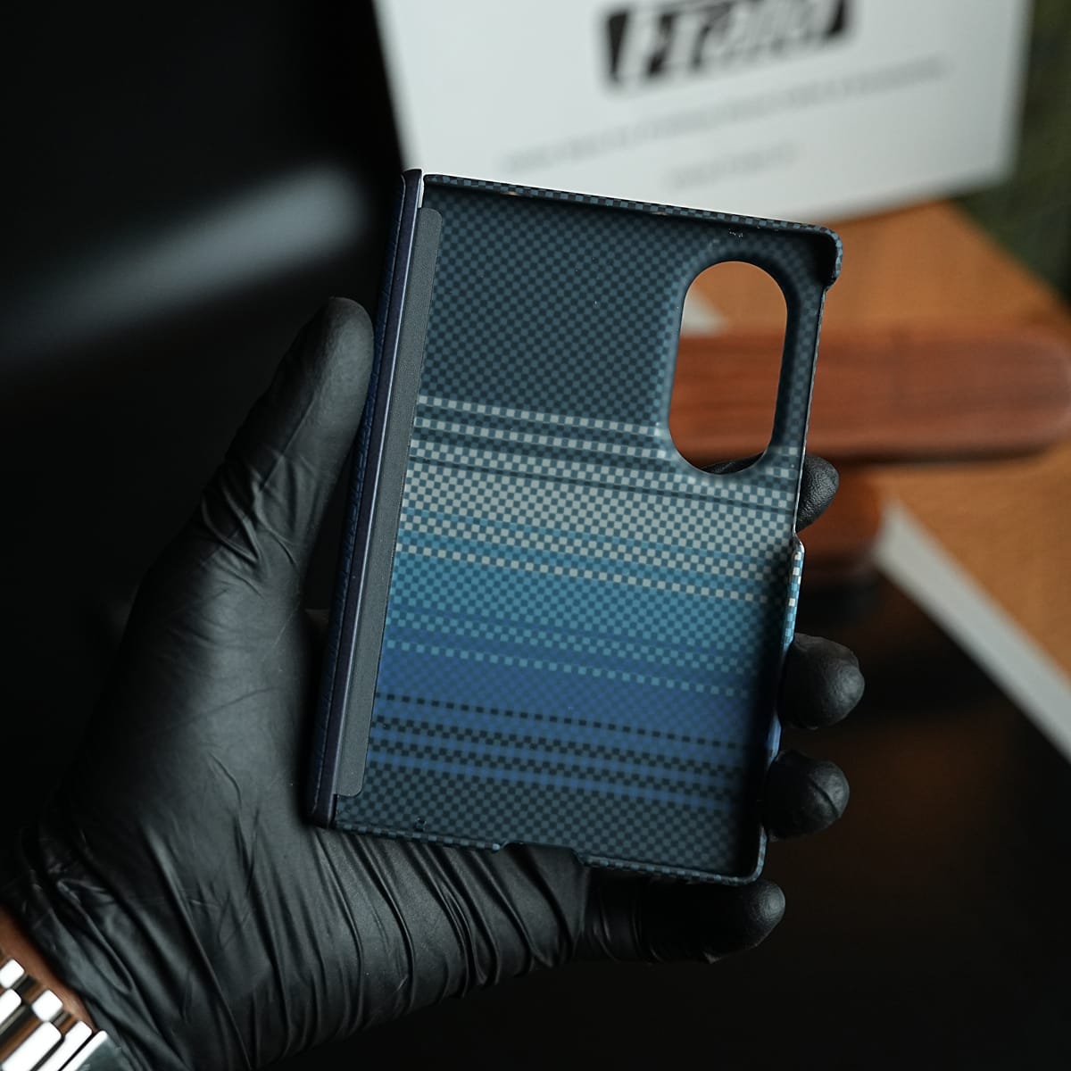 Woven Fiber Texture Hinge Protection Case For Samsung Galaxy Z Fold 8