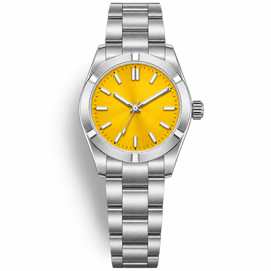 oyster perpetual jaune 31mm