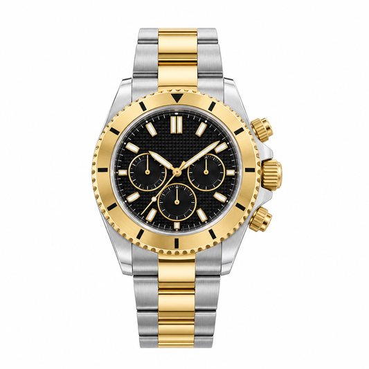 Acier/Or Jaune BLACK